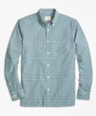 Brooks Brothers Men's Micro-check Broadcloth Sport Shirt