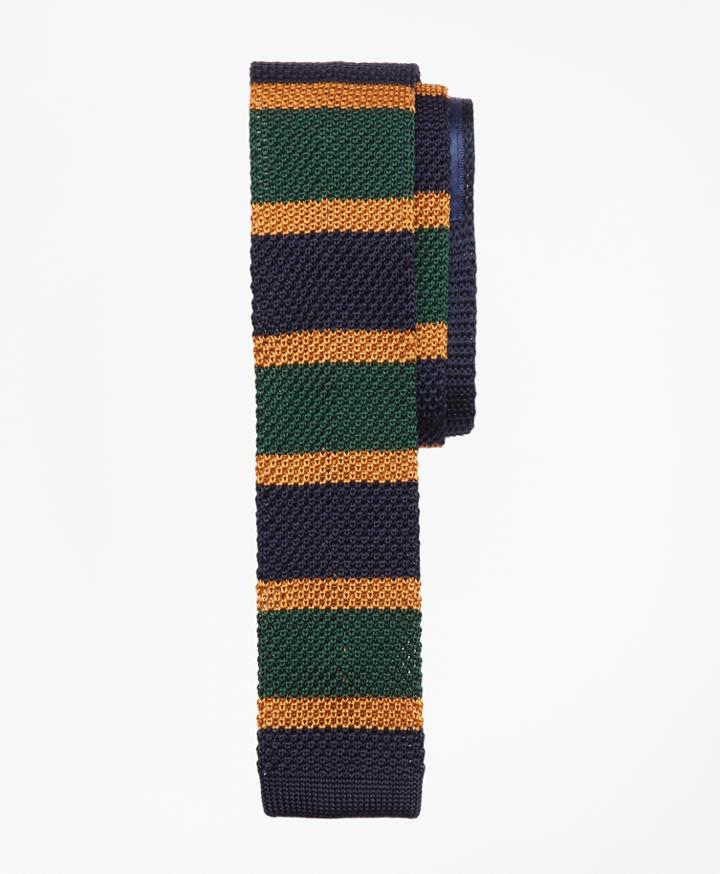 Brooks Brothers Men's Multi-stripe Silk Knit Tie