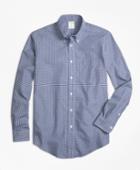 Brooks Brothers Men's Non-iron Milano Fit Micro Check Sport Shirt