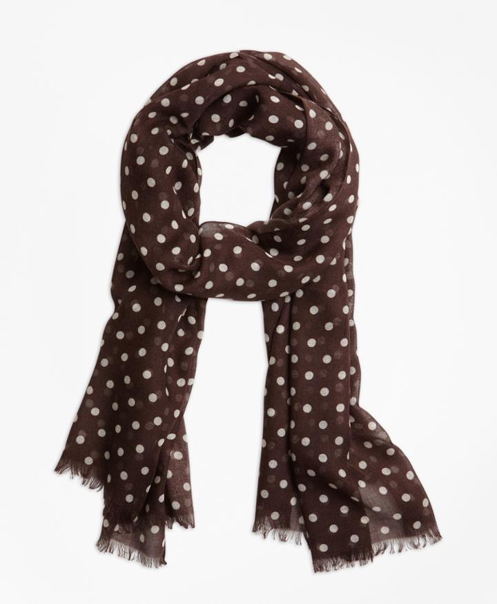 Brooks Brothers Men's Polka Dot Scarf