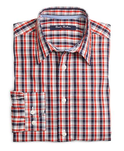 Brooks Brothers Non-iron Plaid Sport Shirt