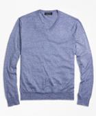 Brooks Brothers Marled V-neck Sweater