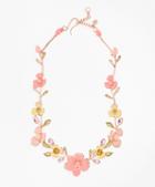 Brooks Brothers Pansy Floral Necklace