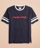 Brooks Brothers Happy Hour Graphic Ringer T-shirt
