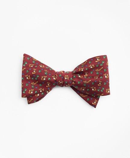 Brooks Brothers Fox Print Bow Tie