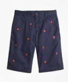 Brooks Brothers Washed Cotton Stretch Chino Shorts