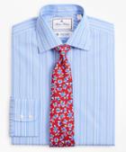 Brooks Brothers Luxury Collection Madison Classic-fit Dress Shirt, Franklin Spread Collar Ribbon Stripe