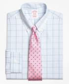 Brooks Brothers Men's Regular Fit Classic-fit Dress Shirt, Non-iron Alternating Overcheck