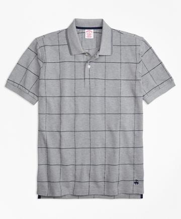 Brooks Brothers Original Fit Windowpane Polo Shirt