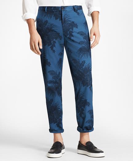 Brooks Brothers Clark Fit Tropical Print Pants