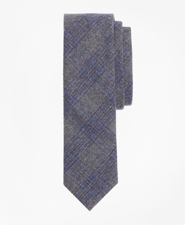 Brooks Brothers Men's Plaid Wool-cashmere Flannel Tie
