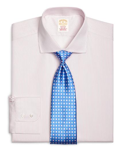 Brooks Brothers Golden Fleece Madison Fit Sidewheeler Stripe Dress Shirt