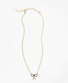 Brooks Brothers Women's Crystal Pave Bow Necklace