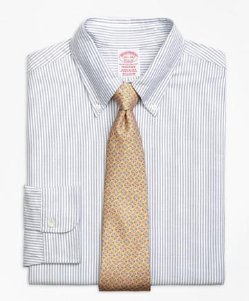 Brooks Brothers Original Polo Button-down Oxford Traditional Fit Dress Shirt, Bengal Stripe