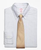 Brooks Brothers Original Polo Button-down Oxford Traditional Fit Dress Shirt, Bengal Stripe