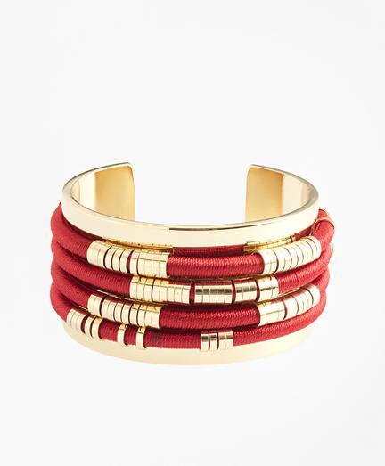 Brooks Brothers Wide Cord Metal Cuff