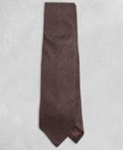Brooks Brothers Men's Golden Fleece Solid Brown Tie