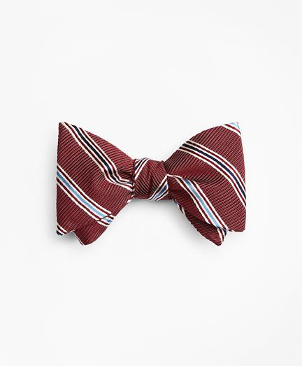 Brooks Brothers Track Stripe Bow Tie