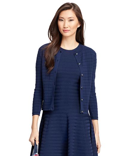 Brooks Brothers Novelty Stitch Cardigan