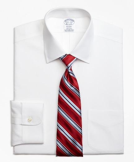 Brooks Brothers Stretch Regent Fitted Dress Shirt, Non-iron Spread Collar