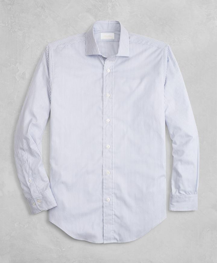 Brooks Brothers Men's Golden Fleece Regent Fit Striped Flannel Sport Shirt