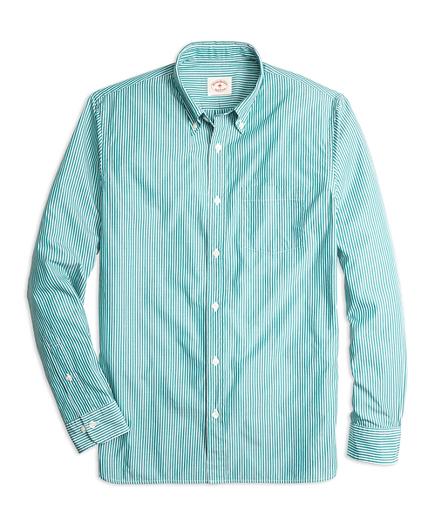 Brooks Brothers Stripe Broadcloth Sport Shirt