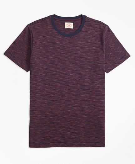 Brooks Brothers Feeder-stripe Slub Cotton T-shirt