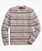 Brooks Brothers Merino Wool Multi Fair Isle Sweater