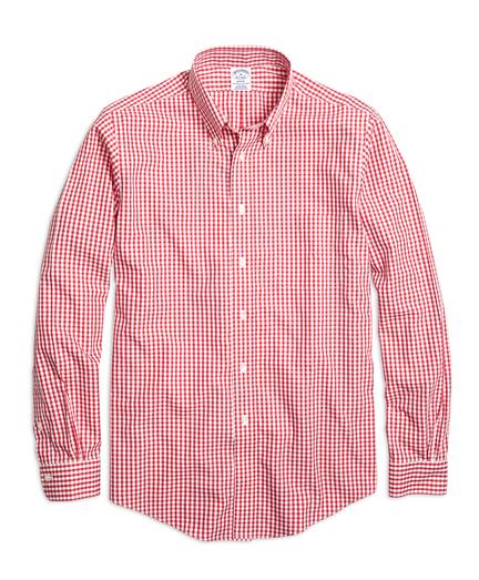 Brooks Brothers Non-iron Regent Fit Gingham  Sport Shirt