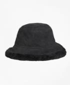Brooks Brothers Women's Shearling Bucket Hat