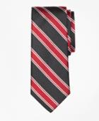 Brooks Brothers Men's Bold Framed Split Stripe Tie