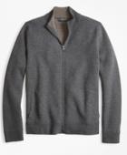 Brooks Brothers Men's Double-face Full-zip Sweater
