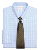 Brooks Brothers Madison Classic-fit Dress Shirt, Non-iron Alternating Twin Check