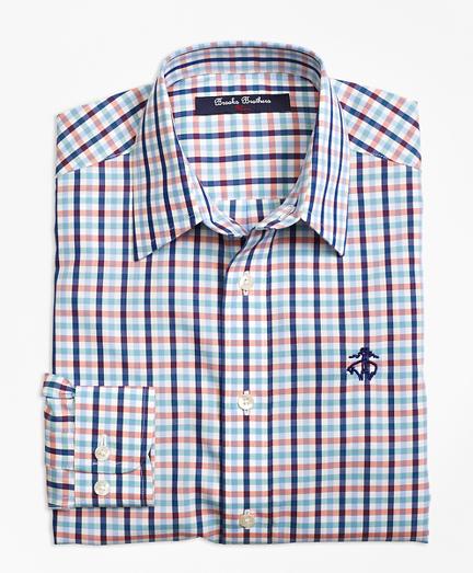 Brooks Brothers Non-iron Multi Check Sport Shirt