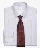 Brooks Brothers Regent Fitted Dress Shirt, Non-iron Alternating Split Stripe