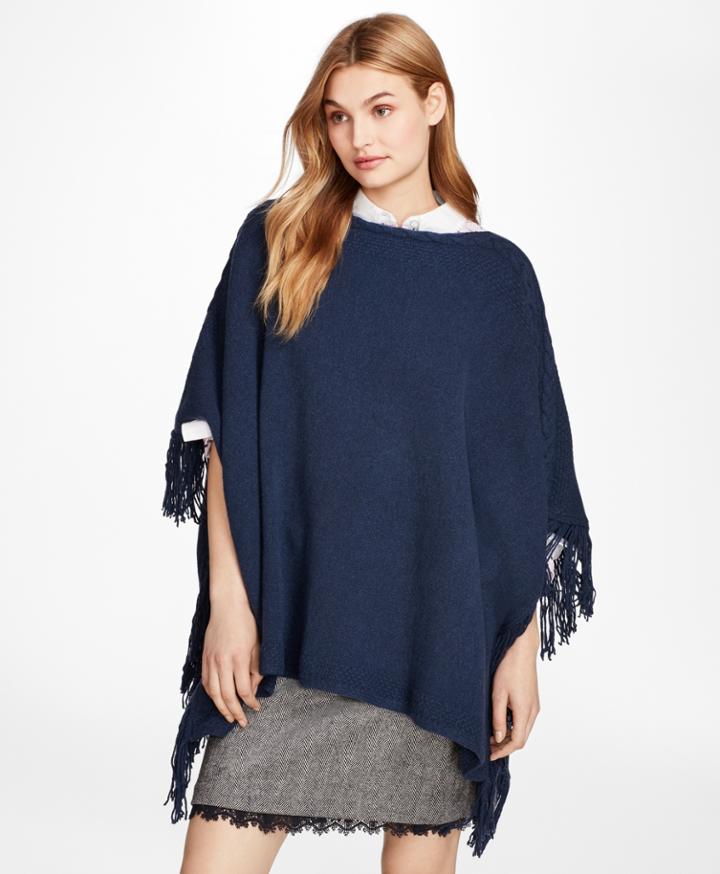 Brooks Brothers Women's Wool-blend Poncho