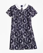 Brooks Brothers Cotton Floral Lace Dress
