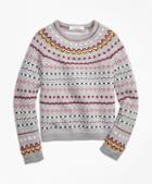 Brooks Brothers Merino Wool Fair Isle Sweater