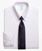 Brooks Brothers Original Polo Button-down Oxford Milano Slim-fit Dress Shirt, Alternating Bengal Stripe