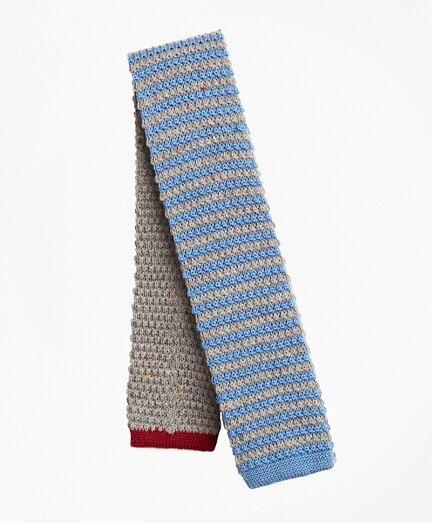 Brooks Brothers Striped Wool-silk Knit Tie