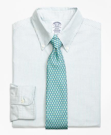 Brooks Brothers Regent Fit Original Polo Button-down Oxford Bengal Stripe Dress Shirt