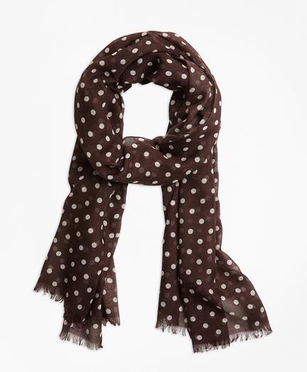 Brooks Brothers Polka Dot Scarf