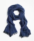 Brooks Brothers Cashmere Plaid Scarf