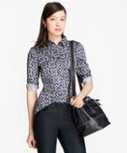 Brooks Brothers Geometric-print Tailored-fit Shirt