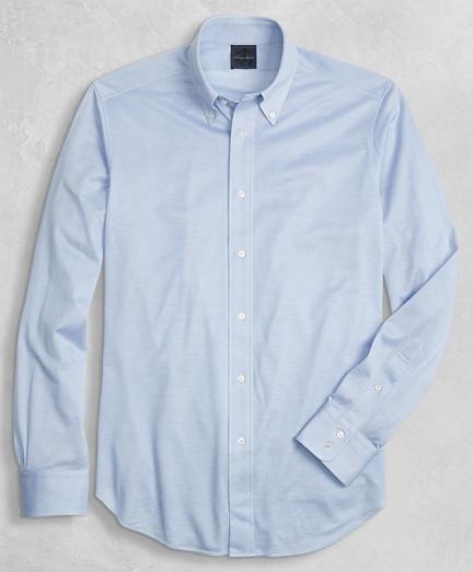 Brooks Brothers Golden Fleece Knit Button-down Oxford Shirt