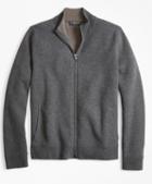Brooks Brothers Double-face Full-zip Sweater