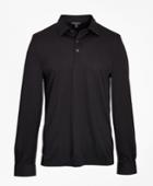 Brooks Brothers Men's Tailored Lightweight Supima Cotton Pique Long-sleeve Polo Shirt
