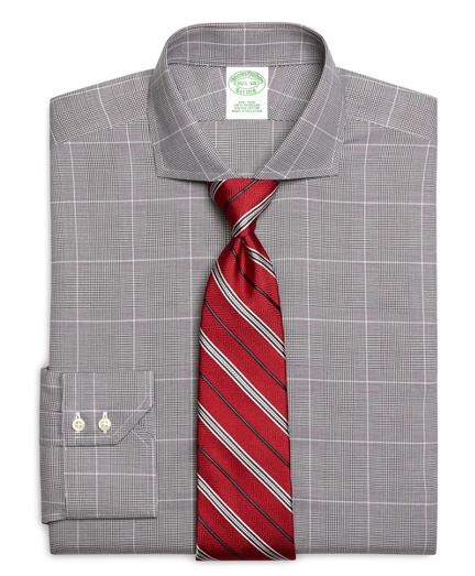 Brooks Brothers Non-iron Extra-slim Fit Large Plaid Dress Shirt
