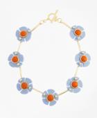 Brooks Brothers Women's Station Flower Necklace