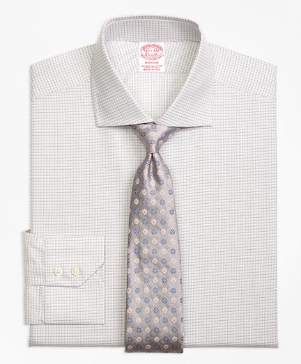 Brooks Brothers Madison Fit Sidewheeler Check Dress Shirt